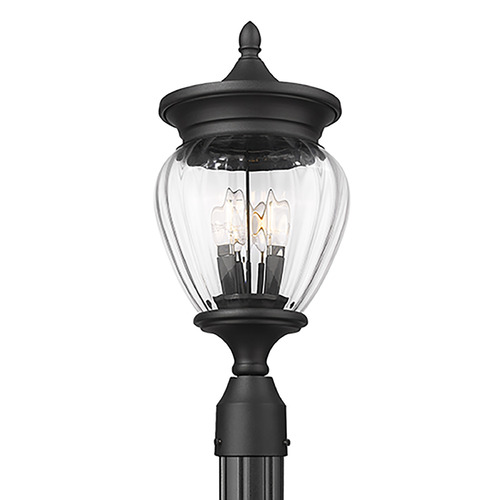 Z-Lite Davina Black Post Light