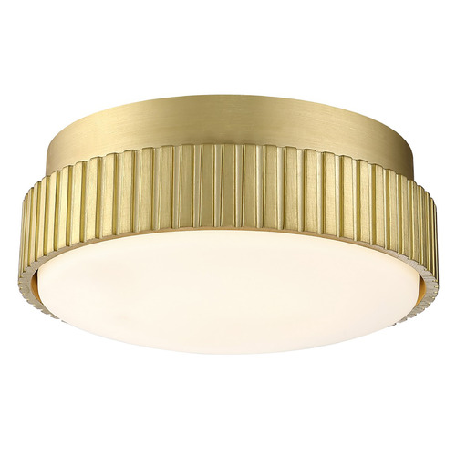 Fanimation Fans Kute Brushed Satin Brass LED Fan Light Kit