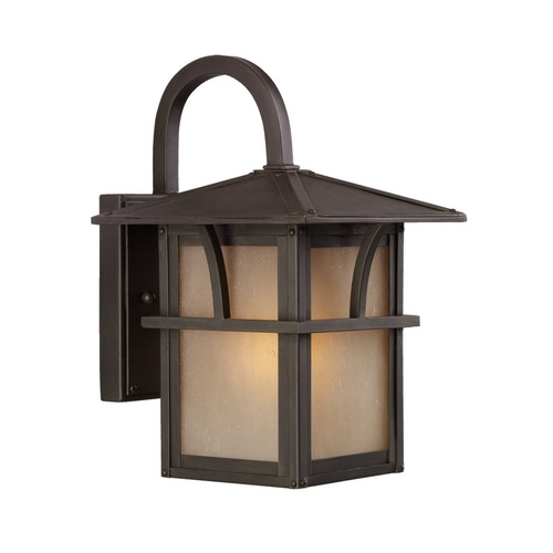 Medford Lakes Outdoor Wall Light in Statuary Bronze by Generation Lighting