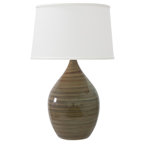 Scatchard Stoneware Tigers Eye Table Lamp by House of Troy Lighting