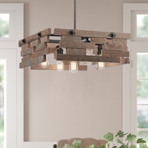 Kichler Lighting Cuyahoga Mill Pendant in Iron by Kichler Lighting 44228AVI