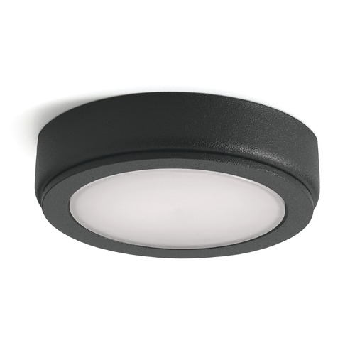 6D Series Textured Black LED Under Cabinet Puck Light by Kichler Lighting