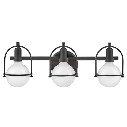 Hinkley Somerset 3-Light Vanity Light in Black by Hinkley Lighting 53773BK