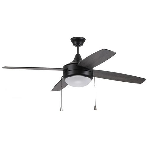 Craftmade Lighting Phaze Energy Star 52-Inch Fan in Flat Black by Craftmade Lighting EPHA52FB4