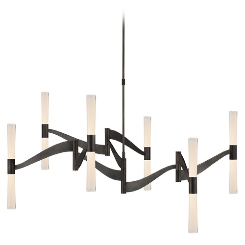 Visual Comfort Signature Collection Aerin Brenta Grande Chandelier in Bronze by Visual Comfort Signature ARN5472BZCG