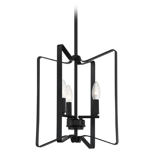 Shayna Flat Black Pendant by Craftmade Lighting