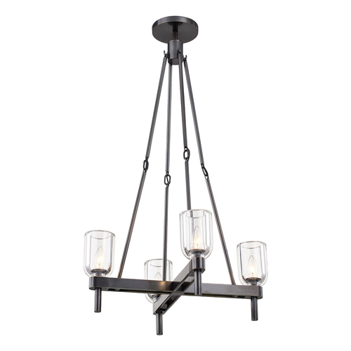 Alora Lighting Elisa Carlucci Lucian Urban Bronze Chandelier