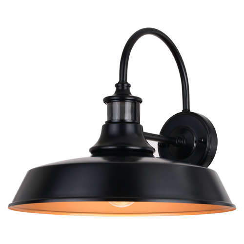 Vaxcel Lighting Dorado Dark Bronze & Light Gold Barn Light