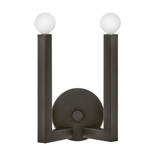 Hinkley Ezra 2-Light Wall Sconce in Black Oxide by Hinkley Lighting 45042BX