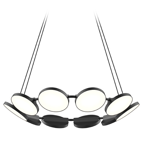 Kuzco Lighting Kuzco Lighting Ryan Pauly Novel Black LED Chandelier CH72225-BK-UNV-010