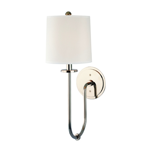 Hudson Valley Lighting Jericho Wall Sconce in Polished Nickel by Hudson Valley Lighting 511-PN