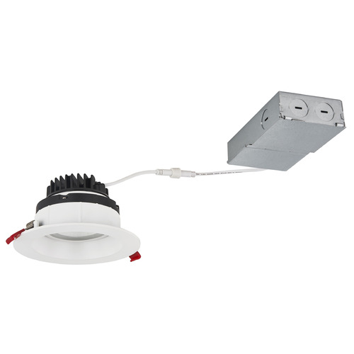 Recesso Lighting by Dolan Designs 4-In 5CCT LED Canless 11W White Recessed Light 38Deg IC/AT by Recesso RL04G-11W38-5CTW