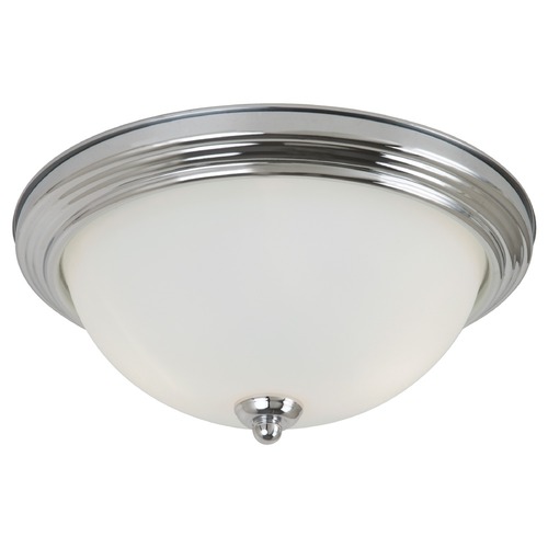 Geary 12.50-Inch Flush Mount in Chrome by Generation Lighting