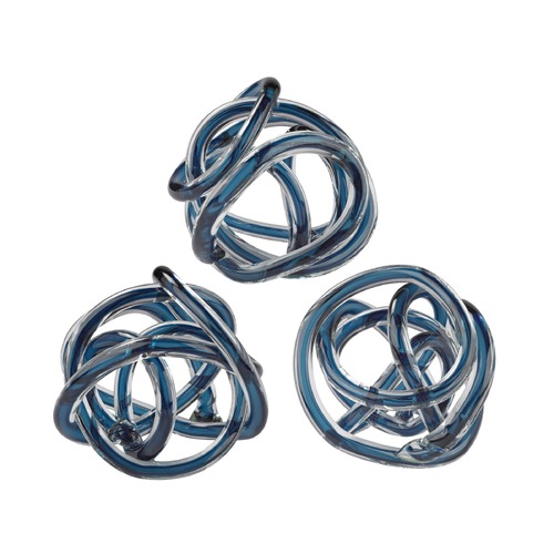 Elk Lighting Navy Blue Glass Knot 154-018/S3