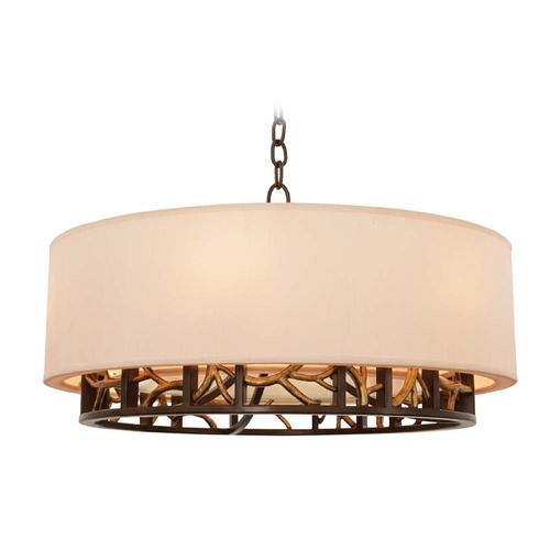Hudson Bronze Gold Pendant by Kalco Lighting