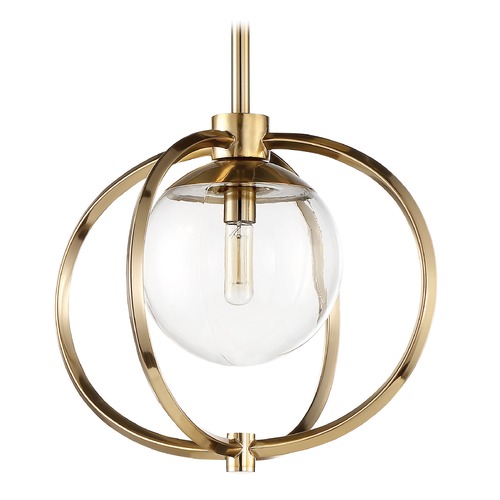 Piltz 14.50-Inch Pendant in Satin Brass by Craftmade Lighting