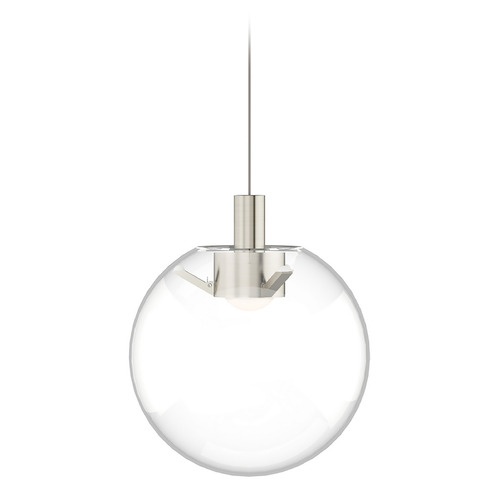 Palona Freejack LED Pendant in Nickel by Visual Comfort Modern