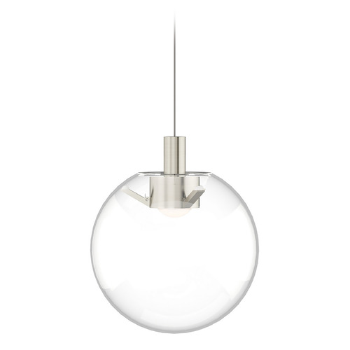 Visual Comfort Modern Collection Palona Freejack LED Pendant in Nickel by Visual Comfort Modern 700FJPLNCS-LED930