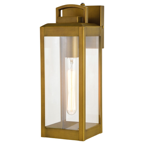Vaxcel Lighting Kinzie Vintage Brass Outdoor Wall Light