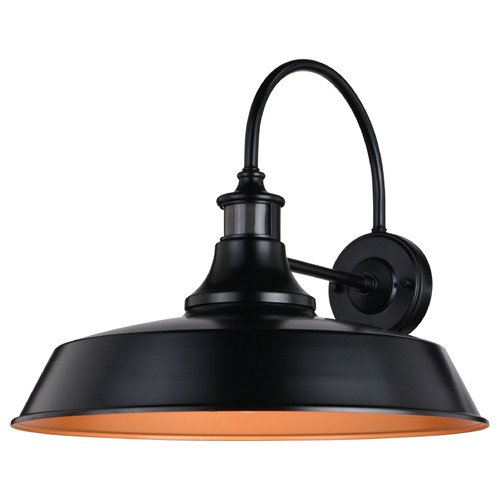 Vaxcel Lighting Dorado Dark Bronze & Light Gold Barn Light