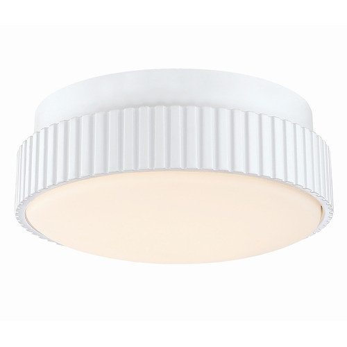 Fanimation Fans Kute Matte White LED Fan Light Kit