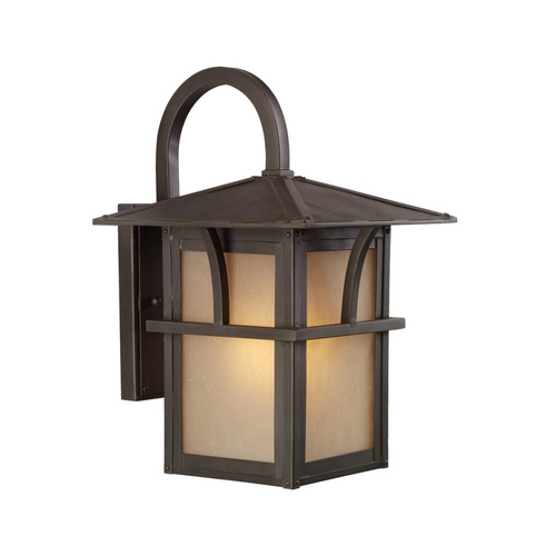Medford Lakes Outdoor Wall Light in Statuary Bronze by Generation Lighting