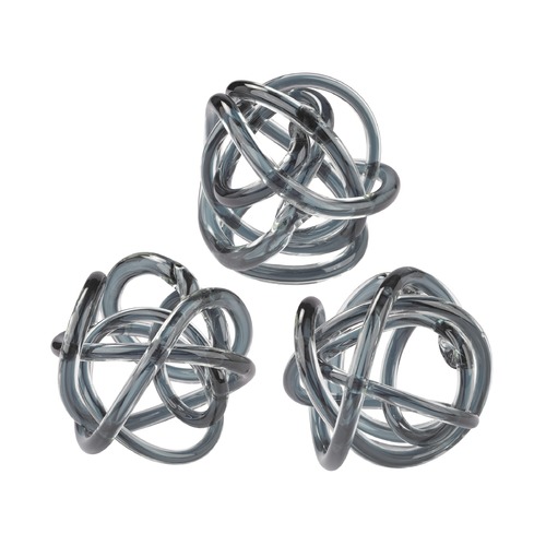 Elk Lighting Grey Glass Knot 154-019/S3