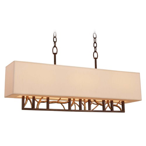 Hudson Bronze Gold Linear Light by Kalco Lighting