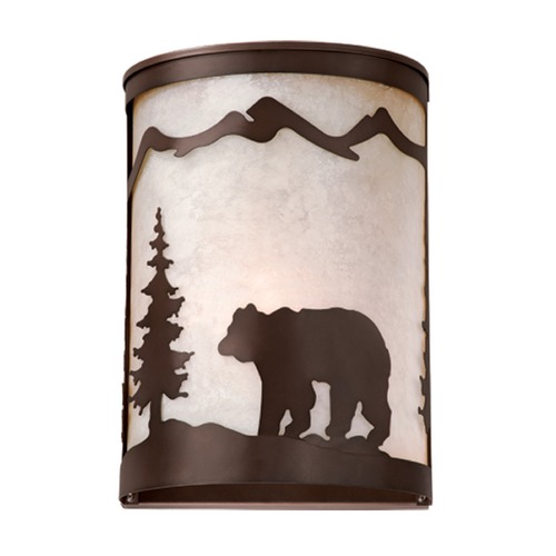 Bozeman Burnished Bronze Sconce by Vaxcel Lighting