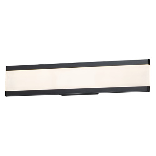 Maxim Lighting Visor Black LED Vertical Bathroom Light by Maxim Lighting 24754FTBK