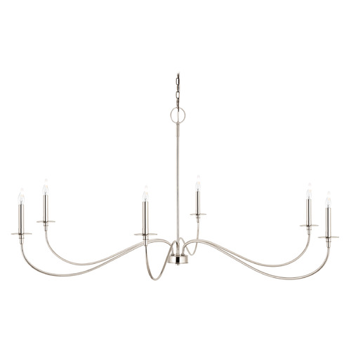 Arrington Polished Nickel Chandelier by Z-Lite