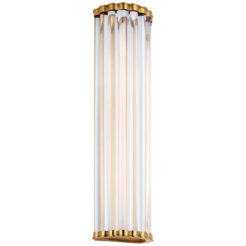 Chapman & Myers Kean 21-Inch Sconce in Antique Brass by Visual Comfort Signature