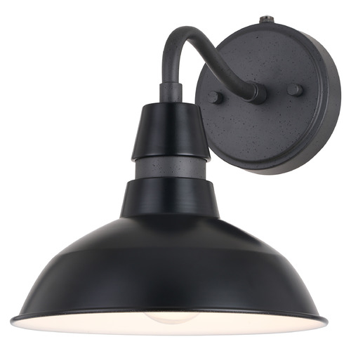 Vaxcel Lighting Vaxcel Lighting Buena Park Black & Vintage Black & Matte White Outdoor Wall Light T0650