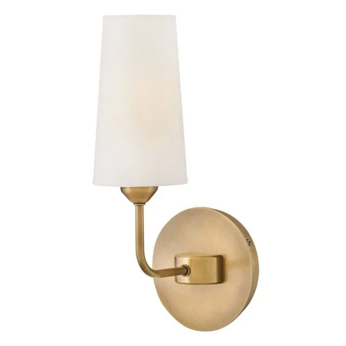 Lewis 13.75-Inch Wall Sconce in Heritage Brass by Hinkley Lighting