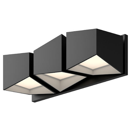 Cubix Black & White LED Bathroom Light by Kuzco Lighting