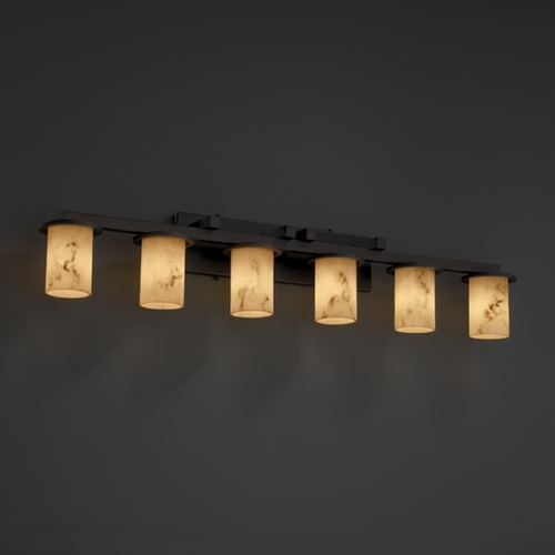 Justice Design Group Justice Design Group Lumenaria Collection Bathroom Light FAL-8786-10-DBRZ