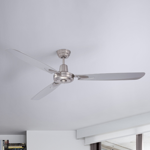 Velocity 58-Inch Stainless Steel Ceiling Fan by Craftmade Lighting
