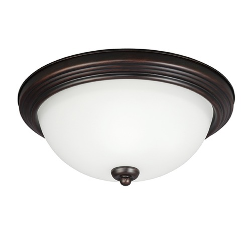 Generation Lighting Geary 14.50-Inch Flush Mount in Bronze by Generation Lighting 77265-710