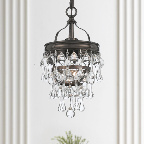 Crystorama Lighting Calypso Vibrant Bronze Mini-Pendant Light