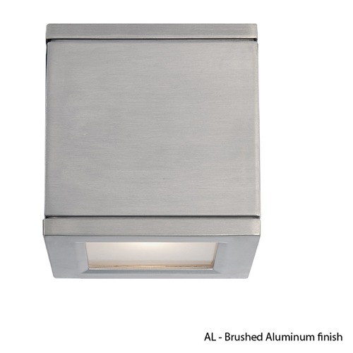 WAC Lighting Rubix Aluminum LED Outdoor Wall Light by WAC Lighting WS-W2504-AL