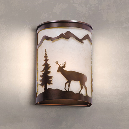 Bryce Burnished Bronze Sconce by Vaxcel Lighting