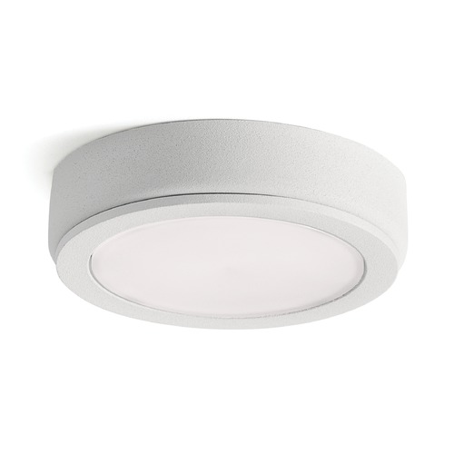 6D Series Textured White LED Under Cabinet Puck Light by Kichler Lighting