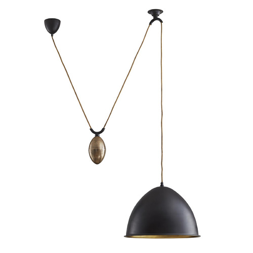 Egg Drop Pendant in Bronze & Antique Brass by Arteriors Home