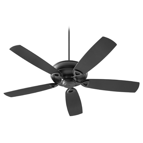 Alto Patio Noir Ceiling Fan Without Light by Quorum Lighting
