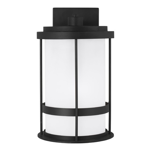 Generation Lighting Wilburn Black Outdoor Wall Light by Generation Lighting 8690901D-12