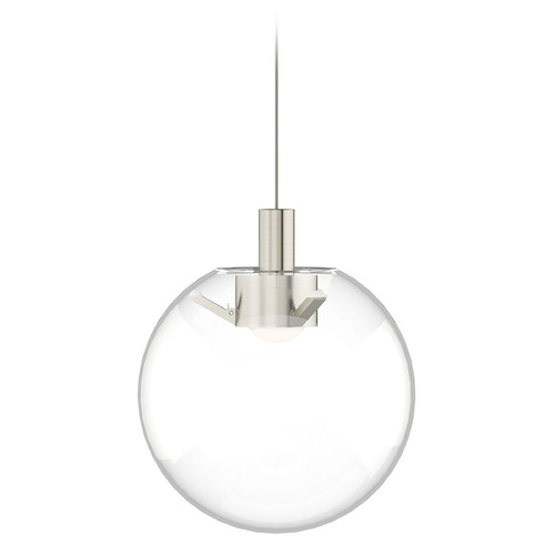Visual Comfort Modern Collection Palona MonoRail LED Pendant in Nickel by Visual Comfort Modern 700MOPLNCS-LED930