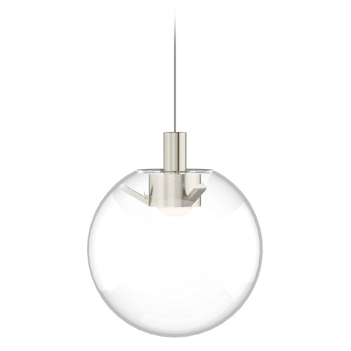 Palona MonoRail LED Pendant in Nickel by Visual Comfort Modern