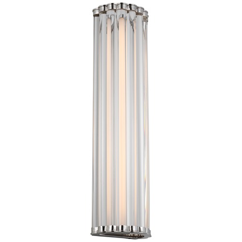 Visual Comfort Signature Collection Chapman & Myers Kean 21-Inch Sconce in Nickel by Visual Comfort Signature CHD2926PNCG