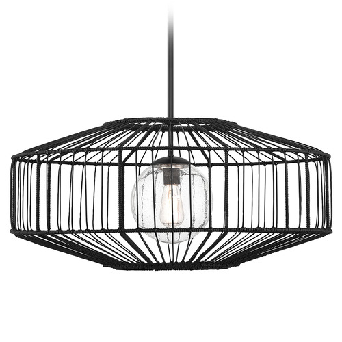 Savoy House Lighting Marcy Matte Black Pendant Light