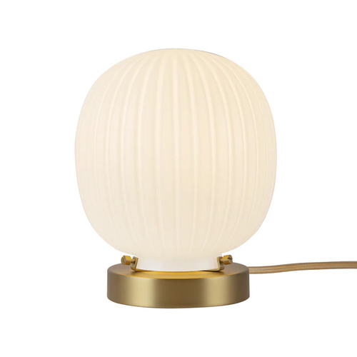 Alora Lighting Cherise Brushed Gold Table Lamp with Globe Shade